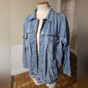 Wild Fable Distressed Denim Jean Jacket XS